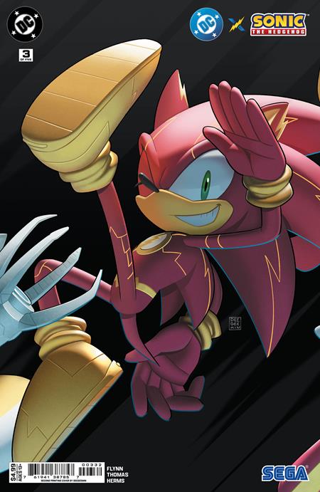 0126DC8313 (1) DC X SONIC THE HEDGEHOG #1 - #5 Connecting Variant Covers Deegeemin Full Set