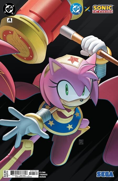 0126DC8314 DC X SONIC THE HEDGEHOG #1 - #5 Connecting Variant Covers Deegeemin Full Set