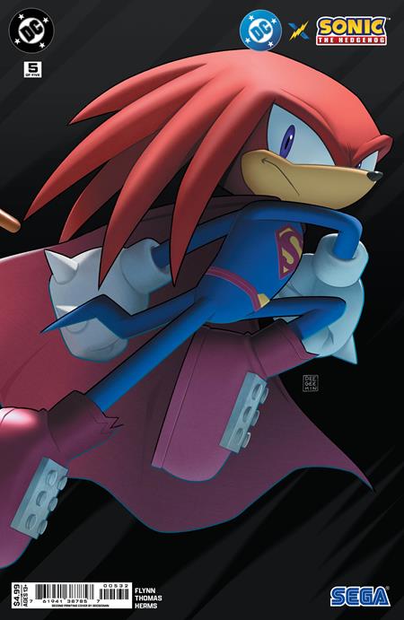 0126DC8315 DC X SONIC THE HEDGEHOG #1 - #5 Connecting Variant Covers Deegeemin Full Set
