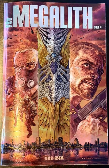 0326BD0483 OLYMPUS SAGA MEGALITH #1 (OF 4) CVR C LEWIS LAROSA CHROMIUM VAR