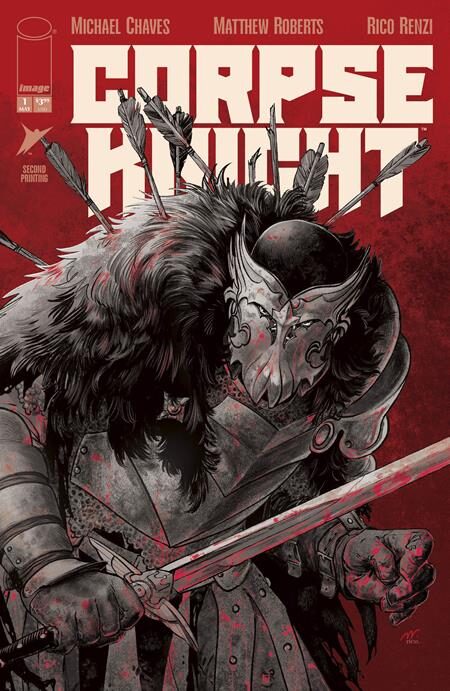 0326IM8518 CORPSE KNIGHT #1 (OF 6) 2ND PTG CVR B MATTHEW ROBERTS & RICO RENZI VAR (MR)
