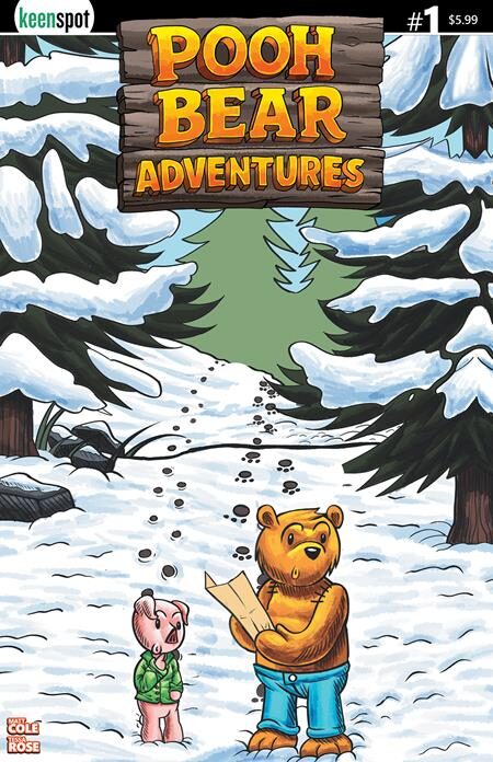 1225EX0762 POOH BEAR ADVENTURES #1 CVR D JOSE CHIRINOS (BAGGED WITH TRADING CARD)