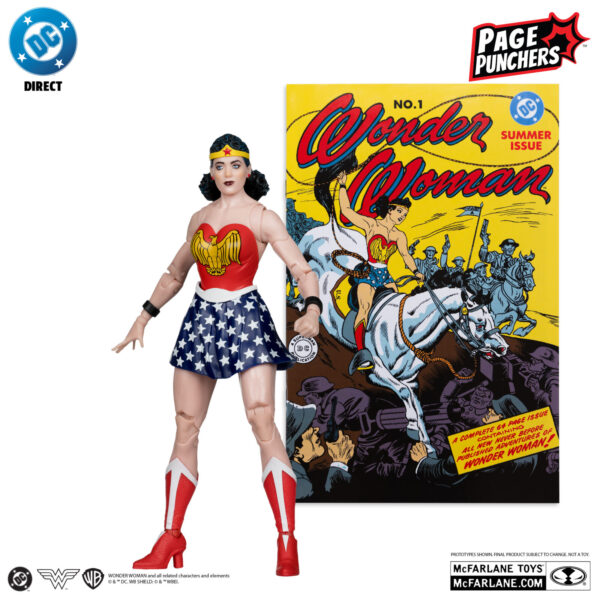 Wonder Woman (Wonder Woman #1) 7in Action Figure with Comic (Page Punchers)