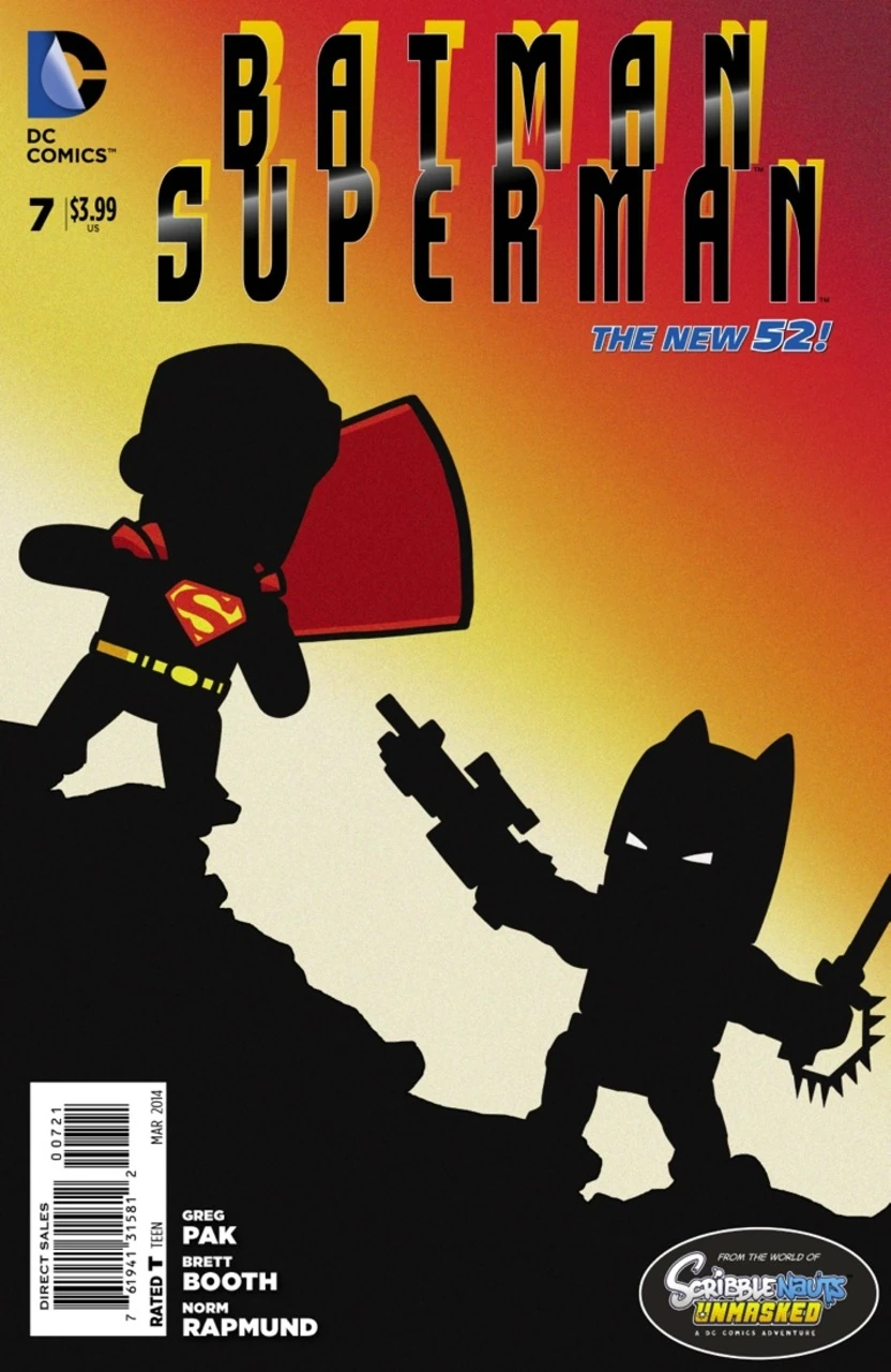 Batman-Superman Vol 1 7 Scribblenauts Variant Image