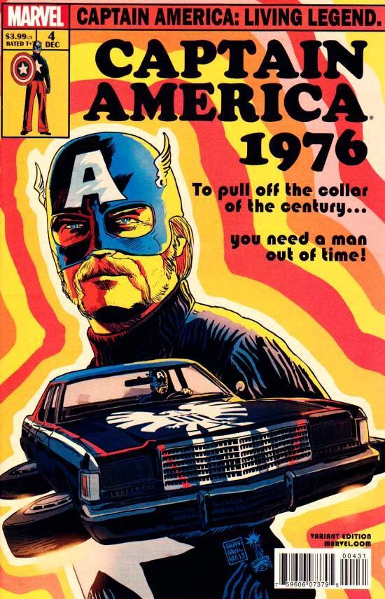 CAPTAIN AMERICA LIVING LEGEND #4 (OF 4) FRANCAVILLA VAR