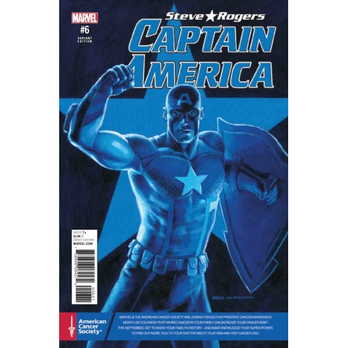 Captain America Steve Rogers Vol 1 6 Prostate Awareness Month Variant