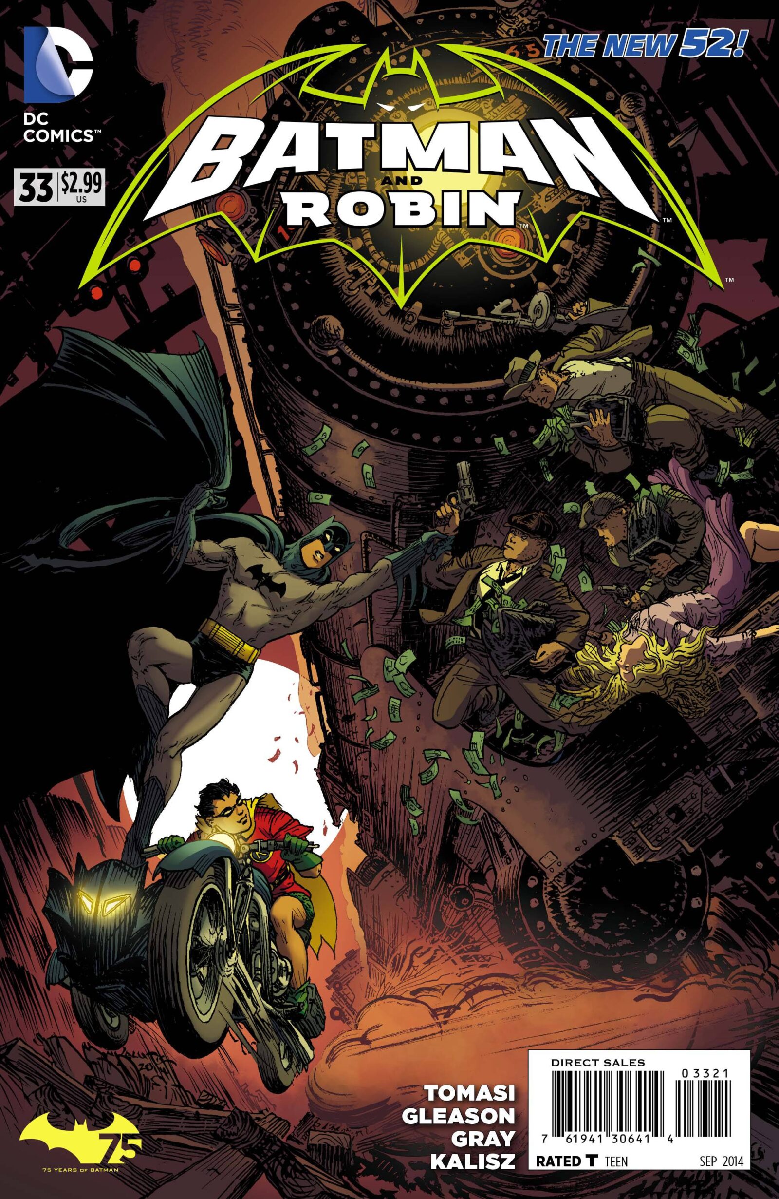 BATMAN AND ROBIN #33 BATMAN 75 VAR ED (ROBIN RISES)