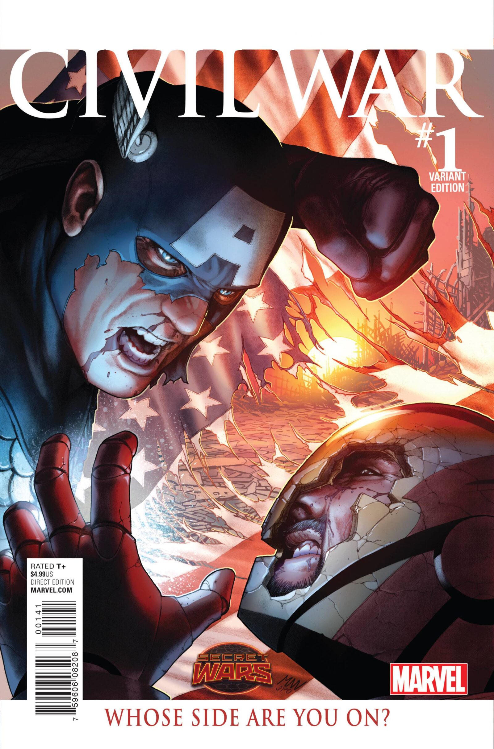 STK677824 CIVIL WAR #1 MCNIVEN VAR SWA
