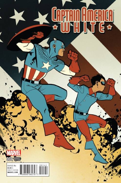 STK683273 CAPTAIN AMERICA WHITE #1 (OF 5) ASRAR VAR