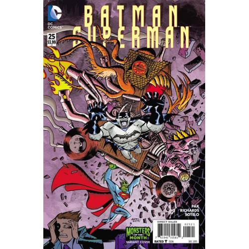 BATMAN SUPERMAN #25 MONSTERS VAR ED