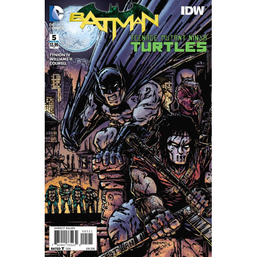 BATMAN TEENAGE MUTANT NINJA TURTLES #5 (OF 6) VAR ED
