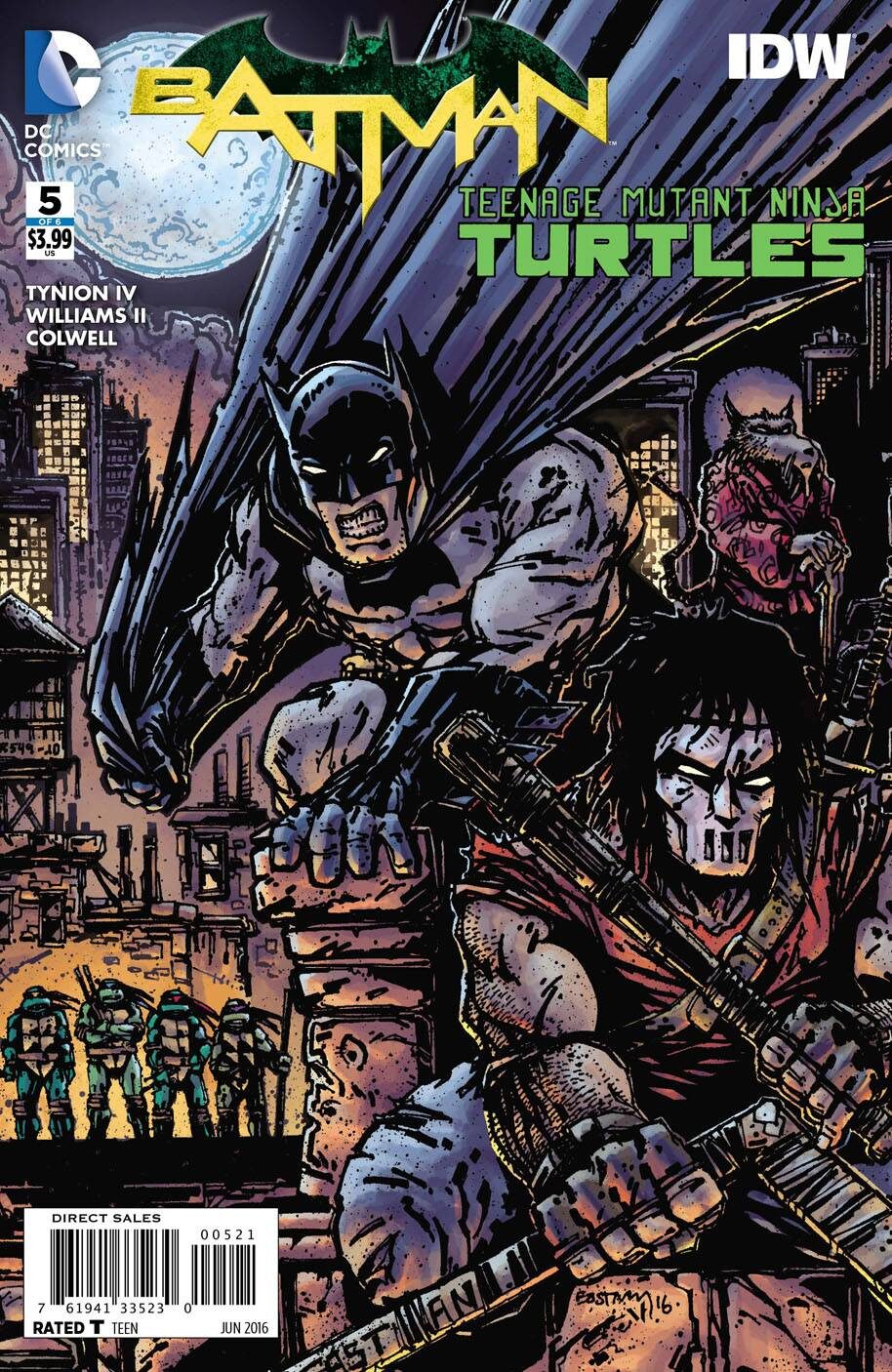 STL001401 BATMAN TEENAGE MUTANT NINJA TURTLES #5 (OF 6) VAR ED