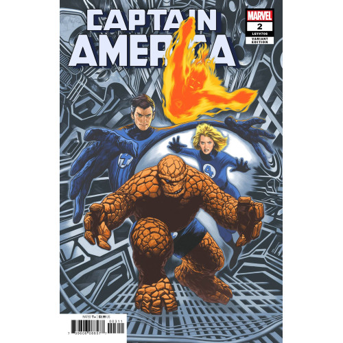 CAPTAIN AMERICA #2 CHAREST RETURN OF FANTASTIC FOUR VAR