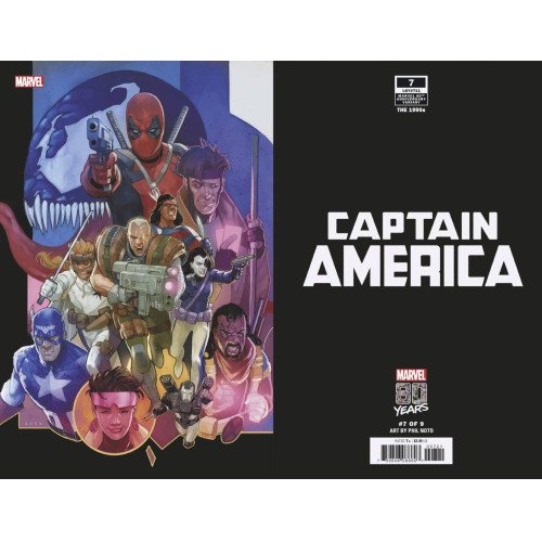 CAPTAIN AMERICA #7 NOTO MARVEL 80TH VAR