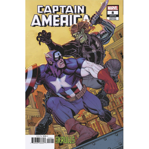 CAPTAIN AMERICA #8 LARRAZ SKRULLS VAR