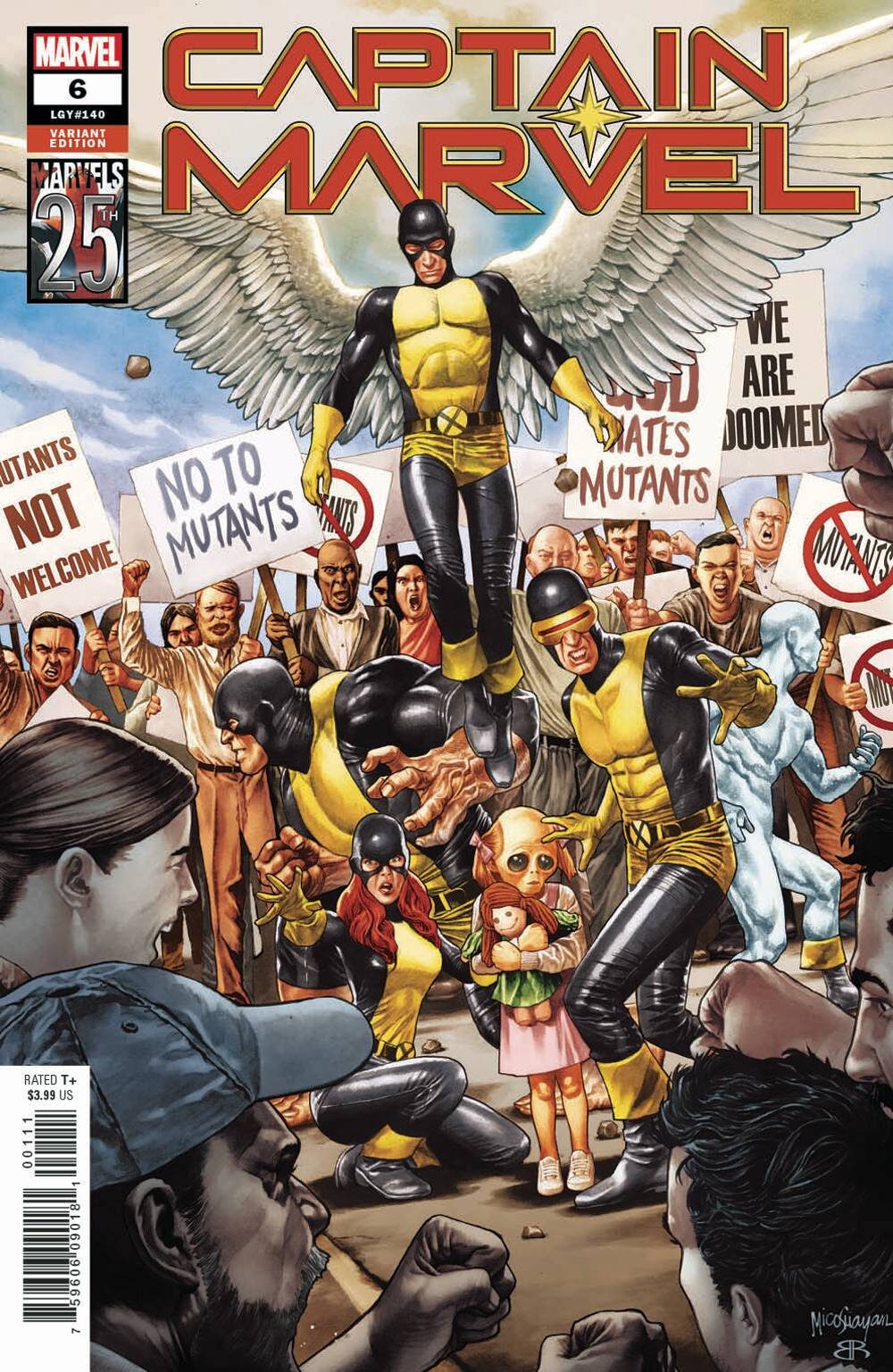 CAPTAIN MARVEL #6 SUAYAN MARVELS 25TH TRIBUTE VAR