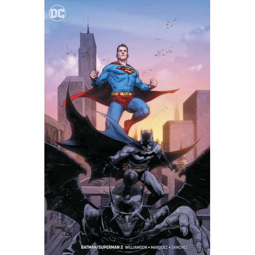 BATMAN SUPERMAN #2 CARD STOCK VAR ED