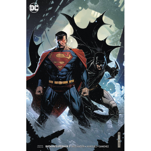 BATMAN SUPERMAN #5 CARD STOCK VAR ED