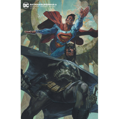BATMAN SUPERMAN #6 CARD STOCK VAR ED