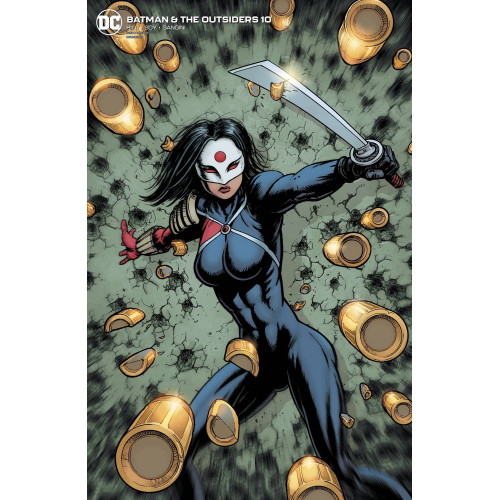 BATMAN AND THE OUTSIDERS #10 CHRIS BURNHAM VAR ED
