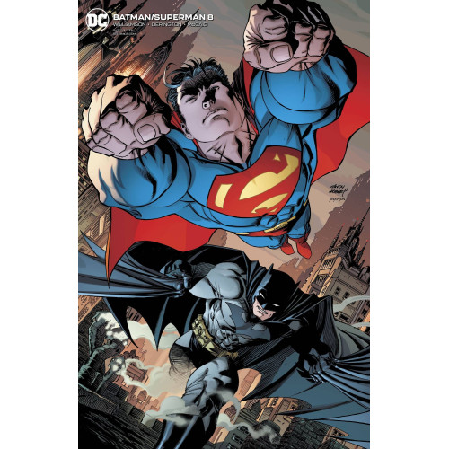 BATMAN SUPERMAN #8 CARD STOCK ANDY KUBERT VAR ED