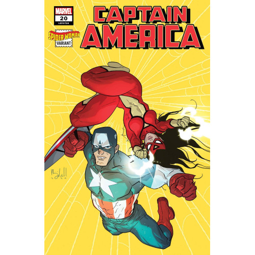 CAPTAIN AMERICA #20 CALDWELL SPIDER-WOMAN VAR