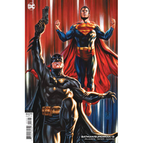 BATMAN SUPERMAN #13 CARD STOCK MARK BROOKS VAR ED