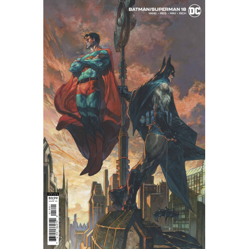 STL187344 BATMAN SUPERMAN #18 CVR B BIANCHI CARDSTOCK VAR