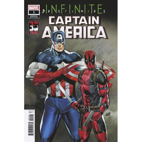 CAPTAIN AMERICA ANNUAL #1 LIEFELD DEADPOOL 30TH VAR MARVEL COMICS