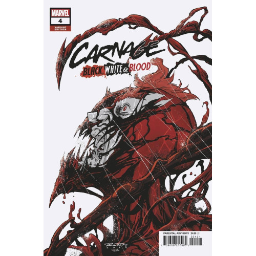 CARNAGE BLACK WHITE AND BLOOD #4 (OF 4) RANDOLPH VAR