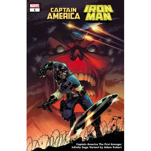 CAPTAIN AMERICA IRON MAN #1 (OF 5) CLARKE INFINITY SAGA VAR