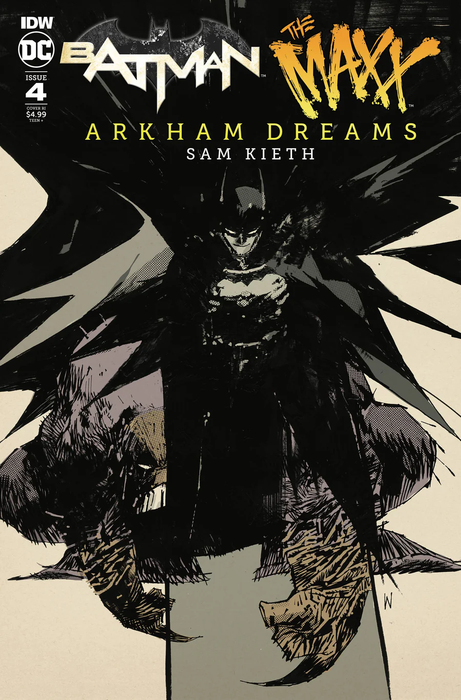 BATMAN THE MAXX ARKHAM DREAMS #4 (OF 5) INCV WOOD