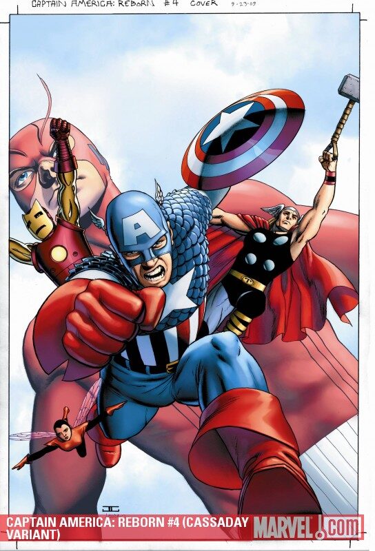 clean CAPTAIN AMERICA REBORN #4 (OF 6) CASSADAY VAR