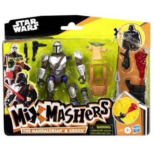 da3b99623c61008799e6cde4e96fc2b6 STAR WARS MIXMASHERS MANDO AND GROGU DELUXE FIGURE
