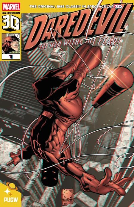 0126PG0967 DAREDEVIL (1998) #1 (ONE SHOT) PAN DIMENSIONAL 3D EDITION