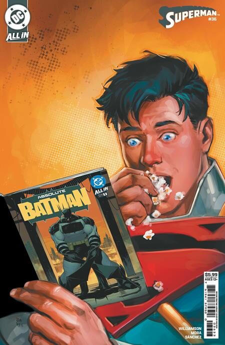 0326DC8541 SUPERMAN #36 Second Printing Cvr C Rod Reis Card Stock Var