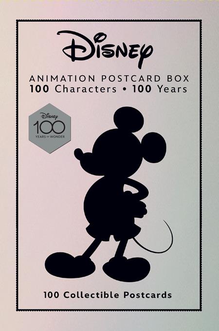 0426CH0559 (1) DISNEY ANIMATION POSTCARD BOX 100 COLLECTIBLE POSTCARDS