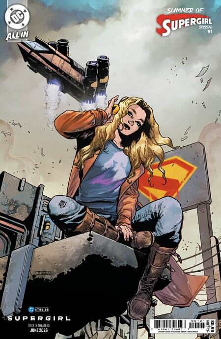 0426DC0004 SUMMER OF SUPERGIRL SPECIAL #1 (ONE SHOT) CVR D MAHMUD ASRAR SUPERGIRL MOVIE CARD STOCK VAR
