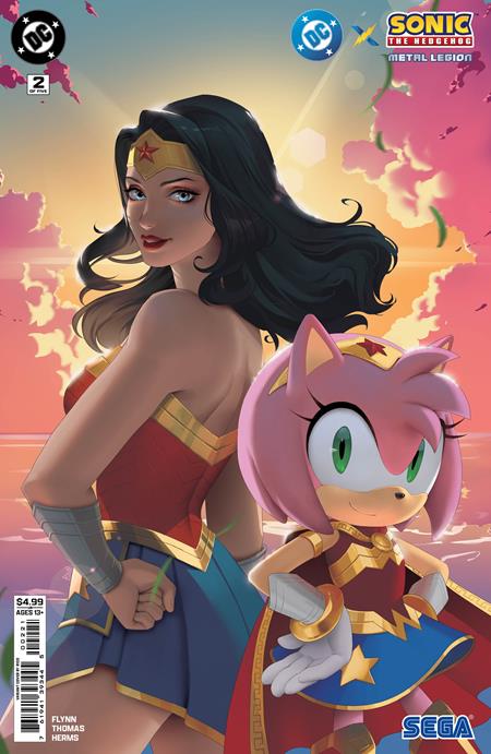 0426DC0179 DC X SONIC THE HEDGEHOG THE METAL LEGION #2 (OF 5) CVR B R1C0 CARD STOCK VAR