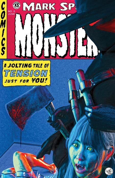 0426EX0784 MARK SPEARS MONSTERS #0 DELUXE EDITION (ONE SHOT) CVR C MARK SPEARS CRIME SUSPEN STORIES 22 HOMAGE VAR