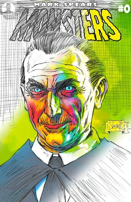 0426EX0785 MARK SPEARS MONSTERS #0 DELUXE EDITION (ONE SHOT) CVR D MARK SPEARS DRACULA SKETCH VAR