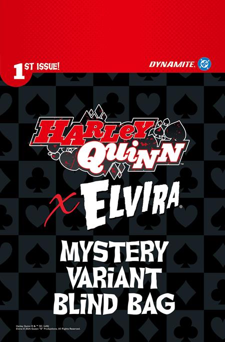 0825DE8373 HARLEY QUINN X ELVIRA #1 CVR ZD BLIND BAG VAR