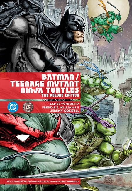 0326DC0221 BATMAN TEENAGE MUTANT NINJA TURTLES THE DELUXE EDITION HC (2026 EDITION)