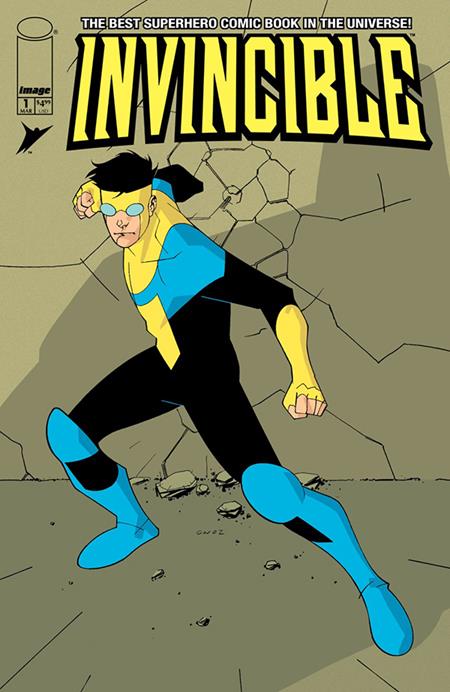 0326DE0594 DF INVINCIBLE #1 FOIL EDITION REPRINT CGC GRADED 9.9