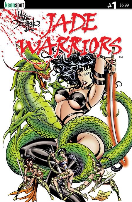 0426EX0775 JADE WARRIORS #1 CVR B MIKE DEODATO DRAGON HUNTERS VAR