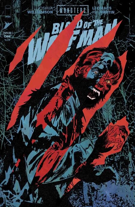 0426IM0313 UNIVERSAL MONSTERS BLOOD OF THE WOLF MAN #1 (OF 4) CVR I MICHAEL WALSH DIE CUT FOIL REVEAL VAR