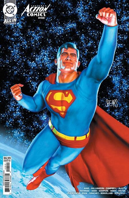 0526DC0002 ACTION COMICS #1100 CVR B MARK SPEARS CARD STOCK VAR (DC K.O.)