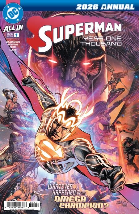 SUPERMAN ANNUAL YEAR ONE THOUSAND #1 (ONE SHOT) CVR A EDDY BARROWS (DC K.O.)