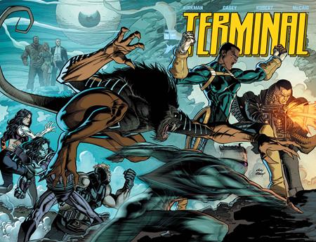 0526IM0255 TERMINAL #1 CVR A ANDY KUBERT & DAVE MCCAIG CONNECTING WRAPAROUND (MR)
