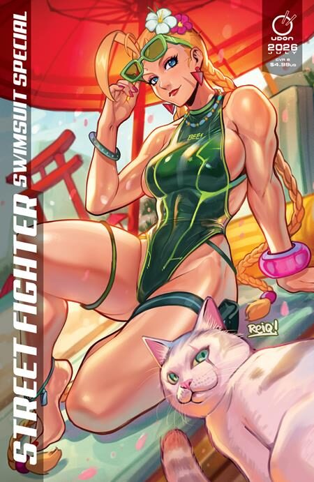 0526UE1318 2026 STREET FIGHTER SWIMSUIT SPECIAL #1 (ONE SHOT) CVR B REIQ CAT VAR